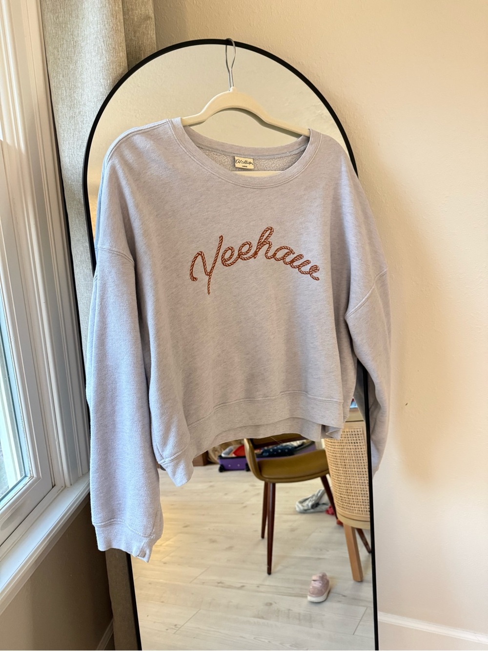 Yeehaw Cropped Sweatshirt
